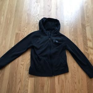 BlackUnder Armor zip up hoodie